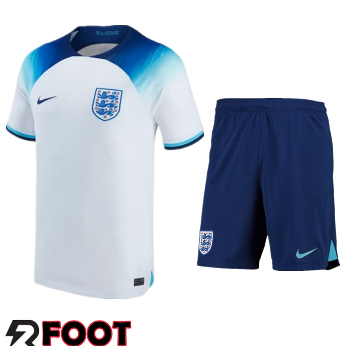 Lot De Ensemble Maillot Angleterre Domicile Short Coupe Du Monde 2022