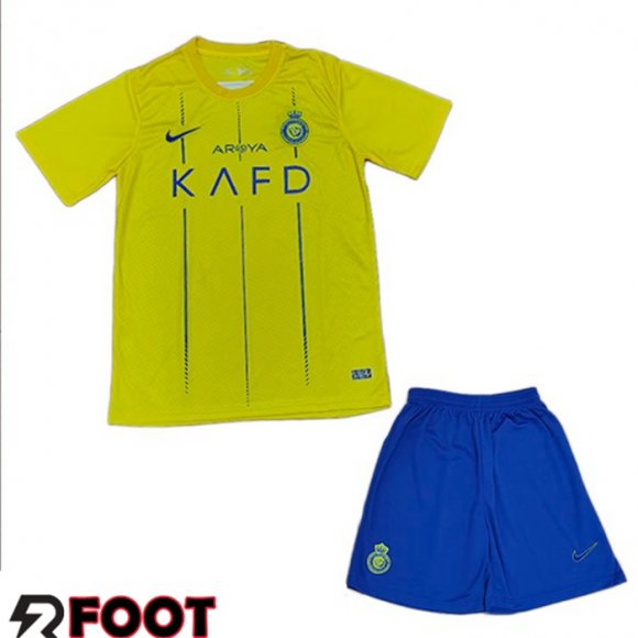 Achat Maillot Al-Nassr FC Enfant Domicile Jaune 2023/2024 Pas Cher